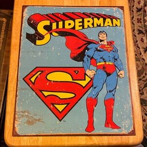 Hobby Lobby Superman Wall Art - Blue, Red, Yellow